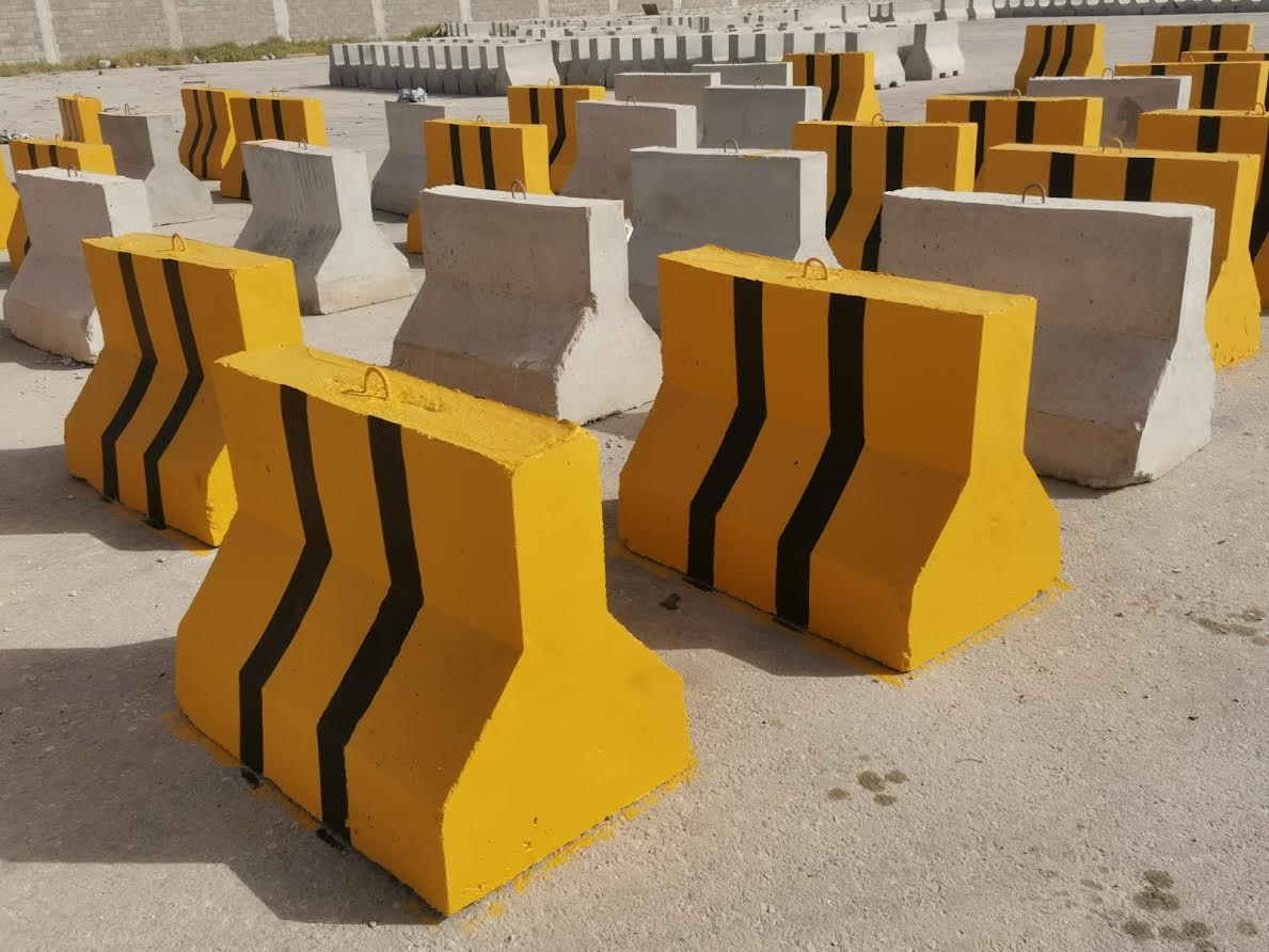 concrete barrier in saudi arabia